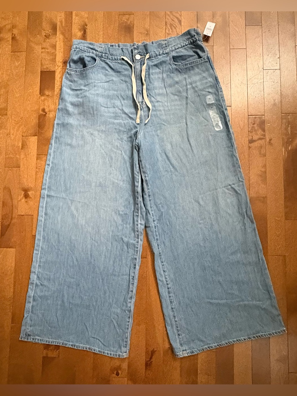 GAP Baggy Pull-On Drawstring Wide Leg Jeans | Size XL NWT